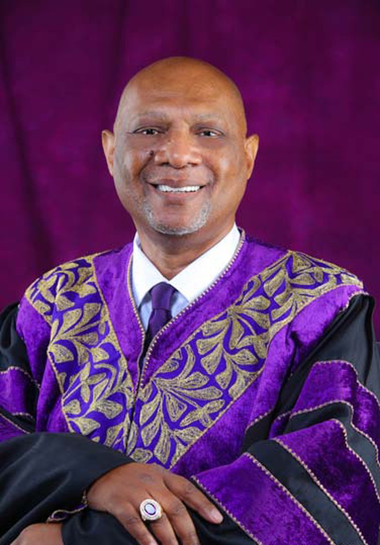 Bishop Reginald Thomas Jackson in his episcopal vestments